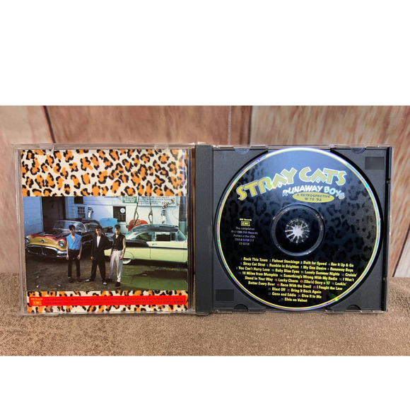 1996 Stray Cats Runaway Boys A Retrospective 1981 to 1992 Audio Music CD - Picture 2 of 3